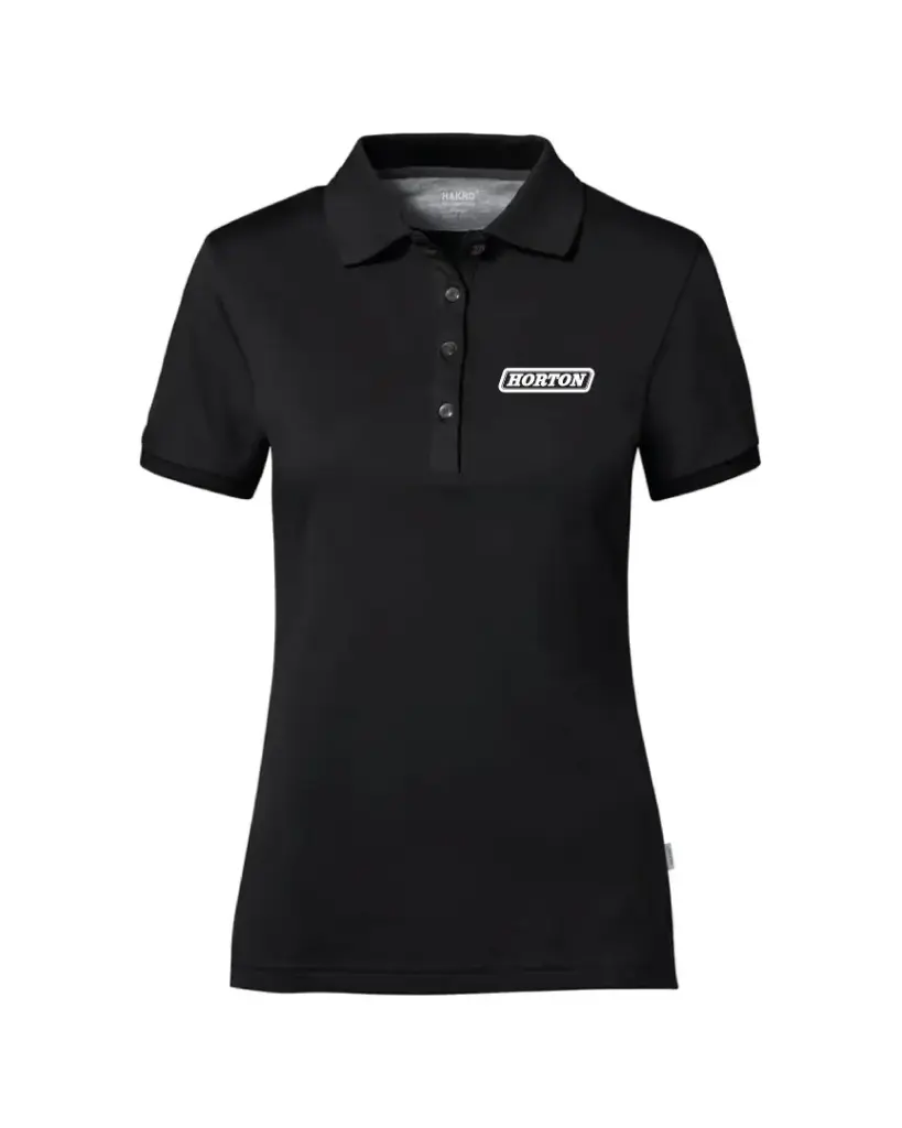 Horton Damen Funktions Poloshirt 214 COTTONTEC® schwarz