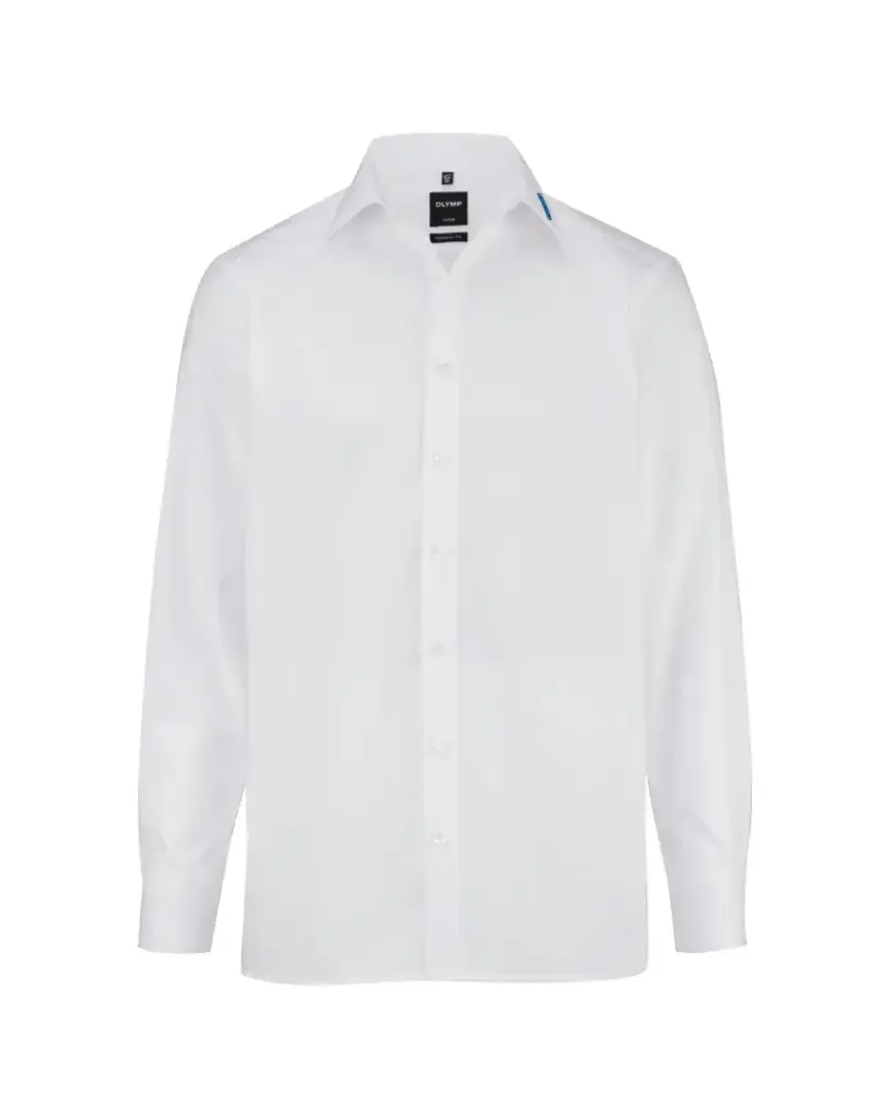 Horton Herren Hemd 6350 Luxor Modern Fit Uni New York Kent ohne Brusttasche Langarm