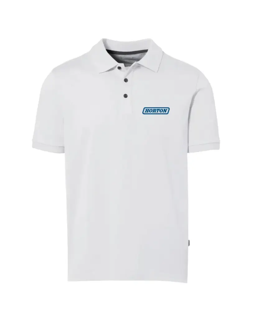 Horton Herren/Unisex Funktions Poloshirt 814 Funktions Poloshirt weiß