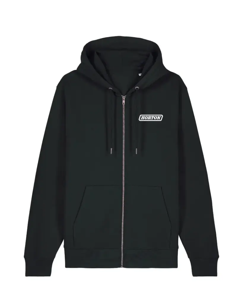 Horton Unisex Cultivator 2.0 Zip-thru Hoodie STSU179 Black