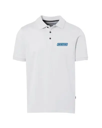 Horton Herren/Unisex Funktions Poloshirt 814 Funktions Poloshirt weiß