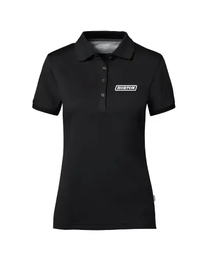 Horton Damen Funktions Poloshirt 214 COTTONTEC® schwarz