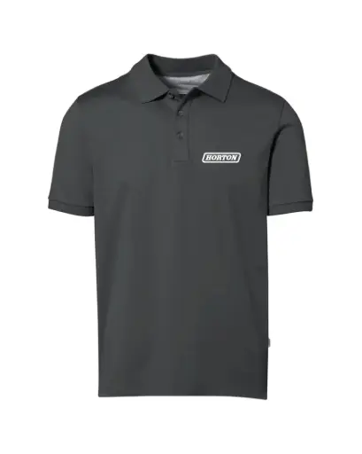Horton Herren/Unisex Funktions Poloshirt 814 Funktions Poloshirt anthrazit